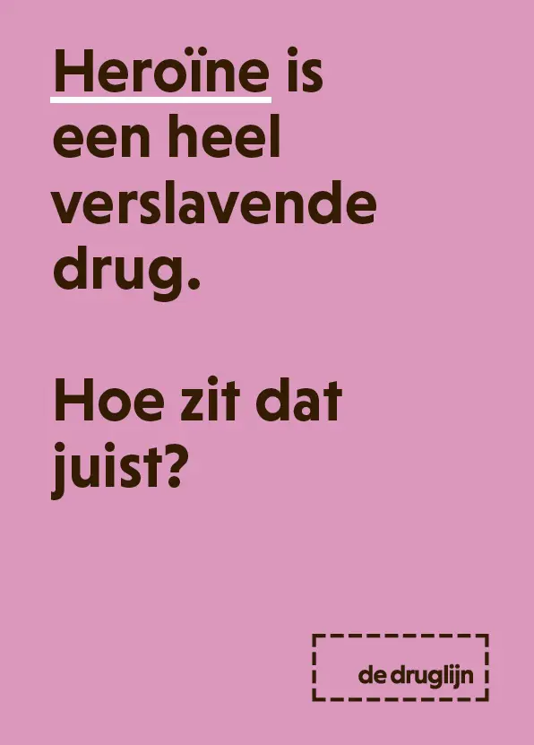 Druglijnflyer Heroïne